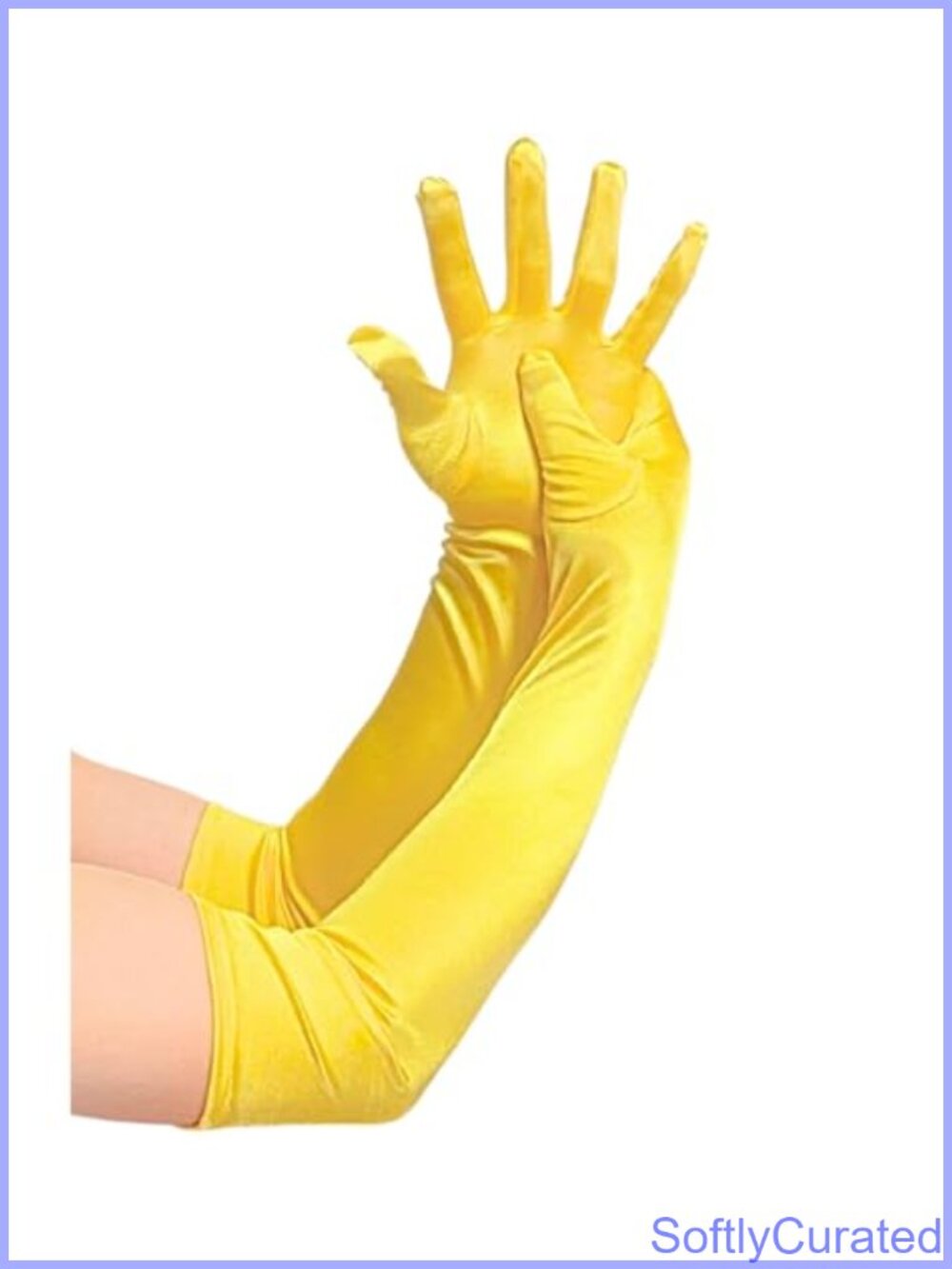 Long Opera Gloves Satin Elbow Length 1920s Costume Party Accessories